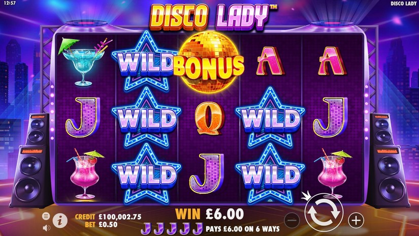 Disco Lady slot screen 4