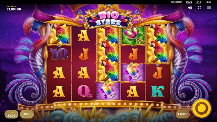 Rio Stars slot screen 1