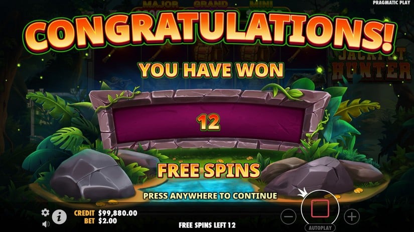 Jackpot Hunter slot screen 3