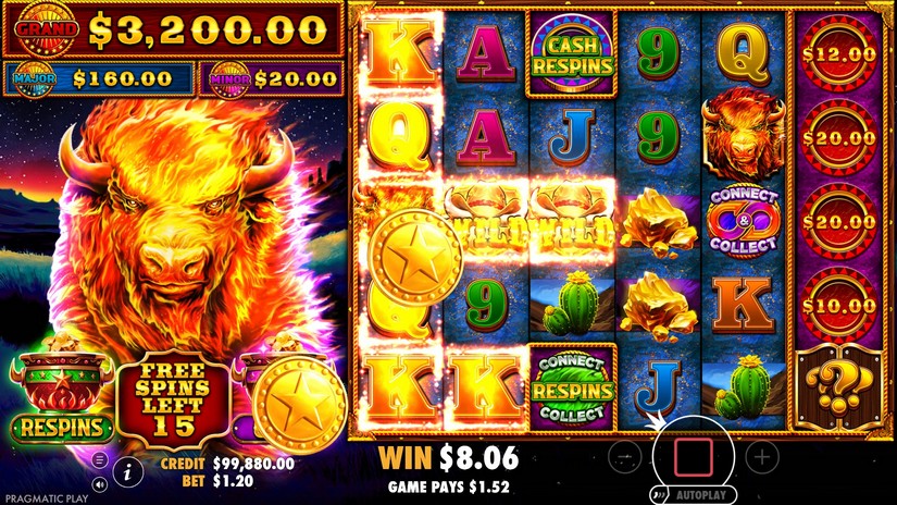 Fire Stampede Ultimate slot screen 4