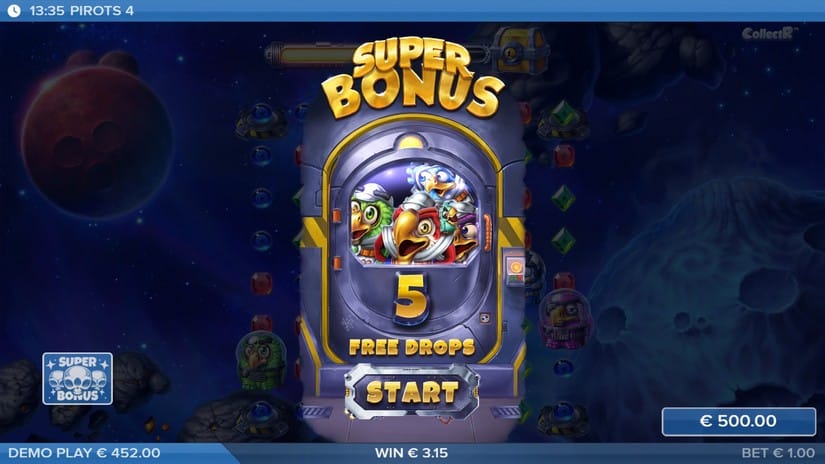 Pirots 4 slot screen 3