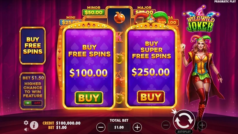 Wild Wild Joker slot screen 2