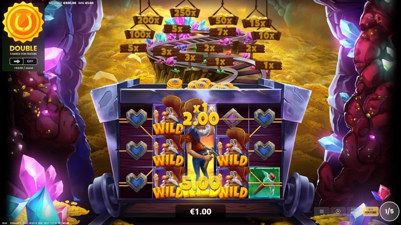 Dynamite Trail Hold & Win slot screen 4