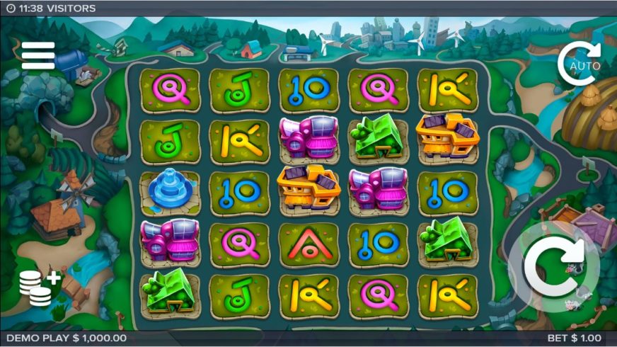 Visitors slot screen 1