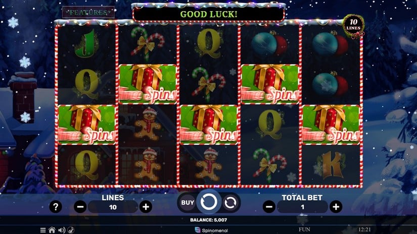 Jokers Charms Xmas slot screen 3