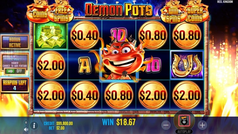 Demon Pots slot screen 4