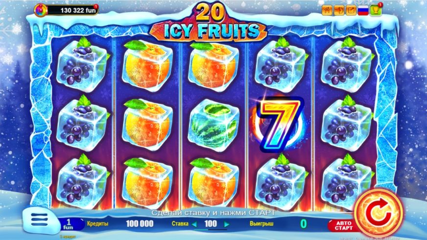 Icy Fruits slot screen 1