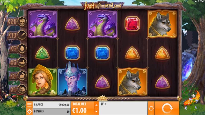 Ivan and the Immortal King slot screen 1