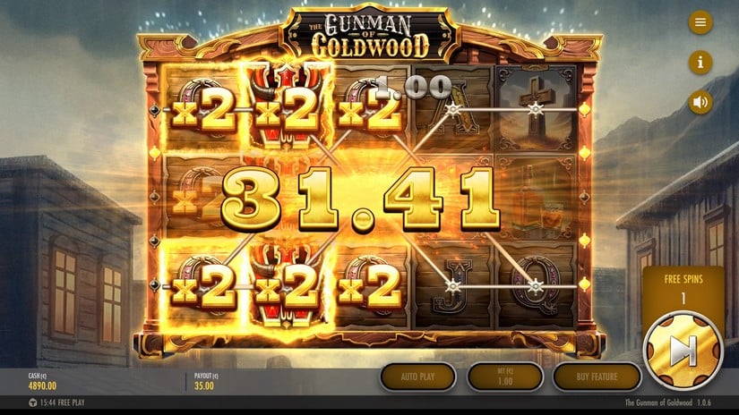 The Gunman of Goldwood slot screen 6