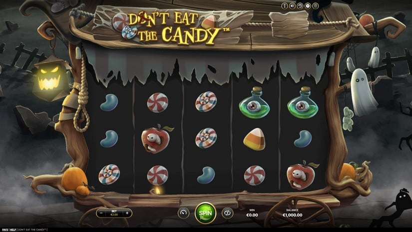 Don’t Eat the Candy slot screen 1