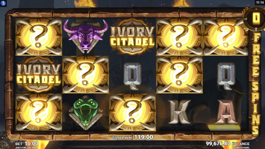 Ivory Citadel slot screen 5