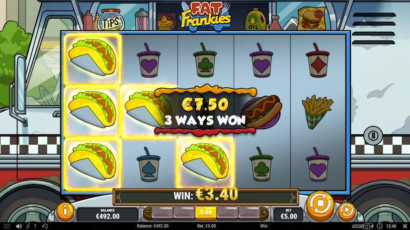 Fat Frankies slot screen 2