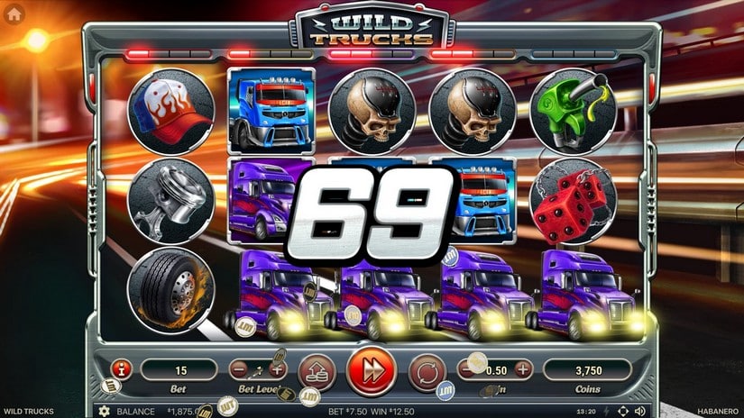 Wild Trucks slot screen 5