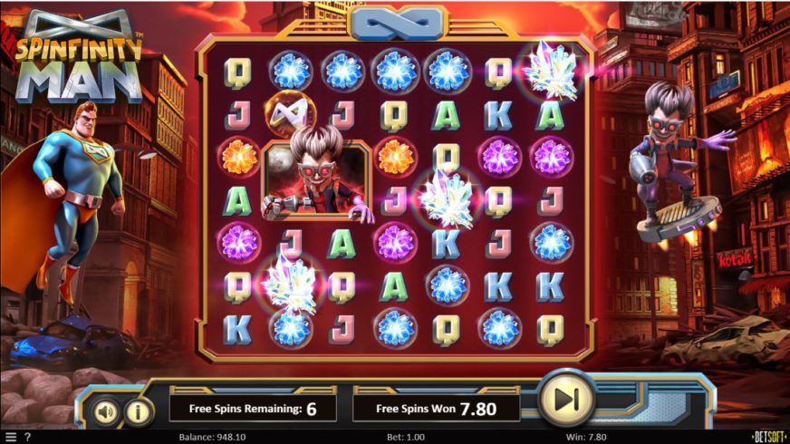 Spinfinity Man slot screen 5