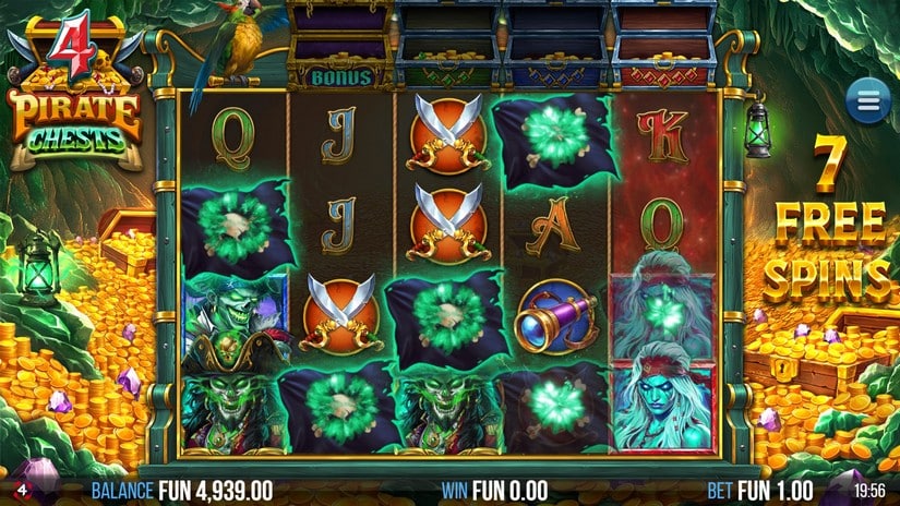 4 Pirate Chests slot screen 4