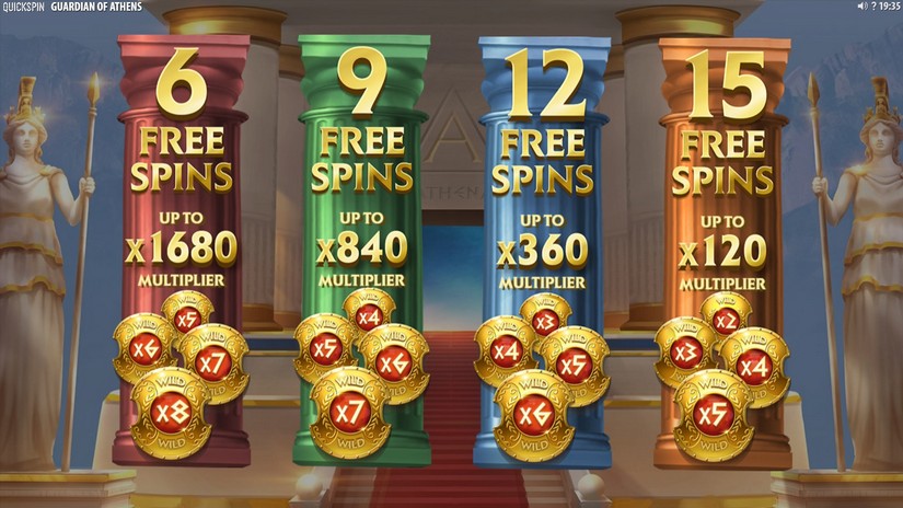 Guardian of Athens slot screen 3