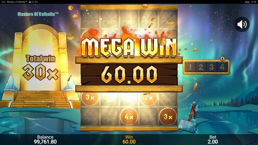 Masters Of Valhalla slot screen 6