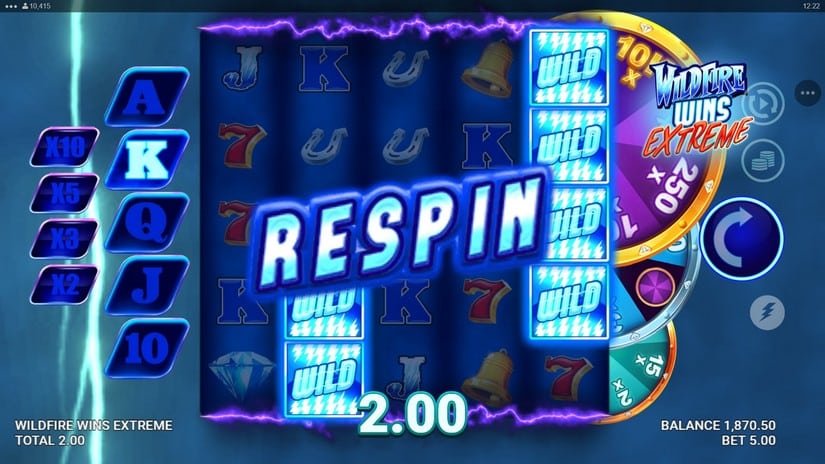 Wildfire Wins Extreme slot screen 4