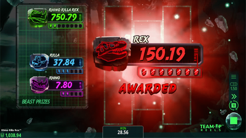 Rhino Rilla Rex slot screen 5