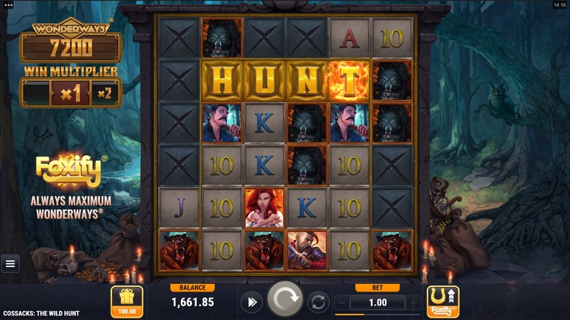 Cossacks the Wild Hunt slot screen 4