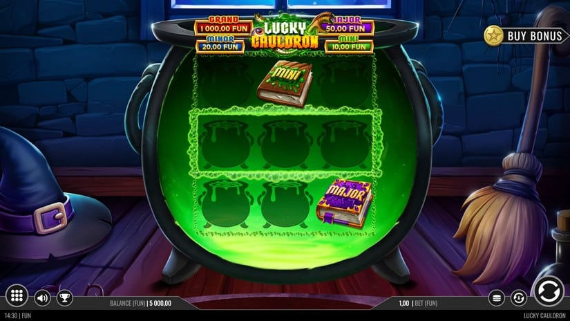 Lucky Cauldron slot screen 1