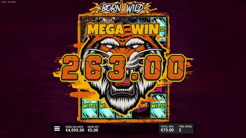 Born Wild slot screen 6