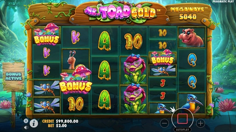 Mr Toad Gold Megaways slot screen 2