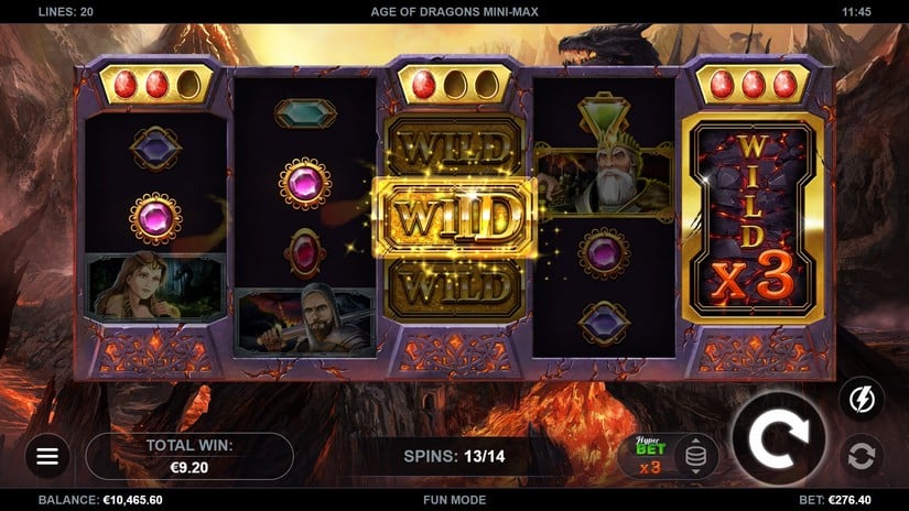 Age of Dragons Mini Max slot screen 5