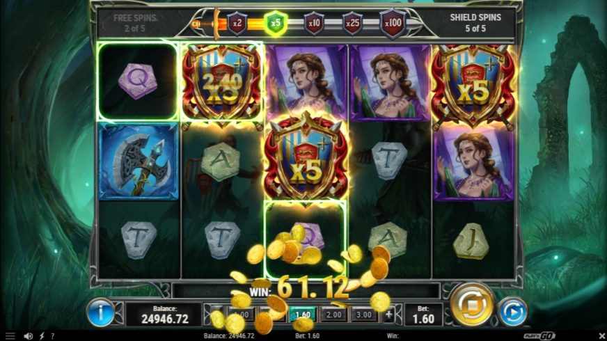 The Green Knight slot screen 5