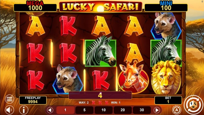 Lucky Safari Hold And Win slot screen 2