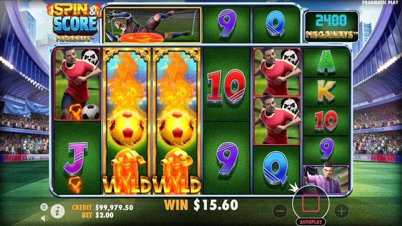 Spin & Score Megaways slot screen 4