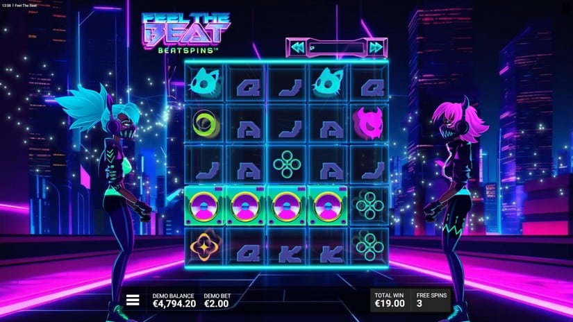 Feel the Beat slot screen 5