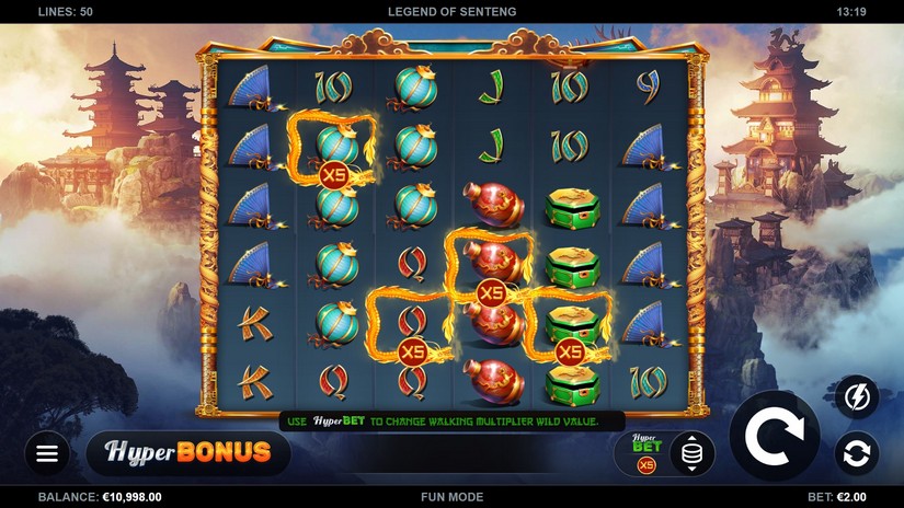 Legend of Senteng slot screen 1
