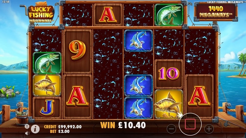Lucky Fishing Megaways slot screen 3