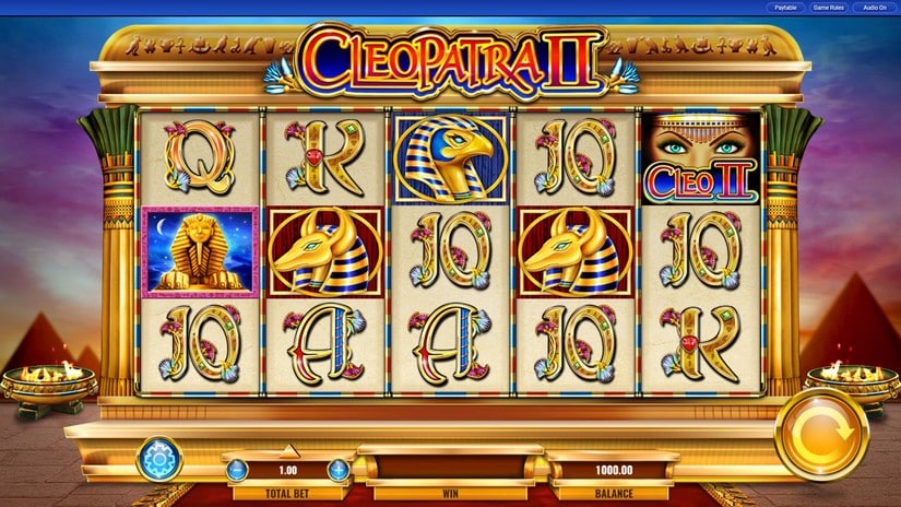 Cleopatra II slot screen 1