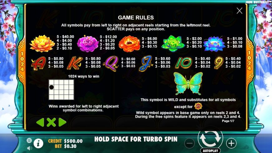 Jade Butterfly slot screen 2