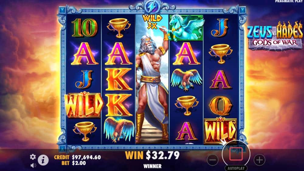 Zeus vs Hades Gods of War Expanding Wild