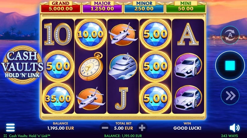 Cash Vault slot screen 2