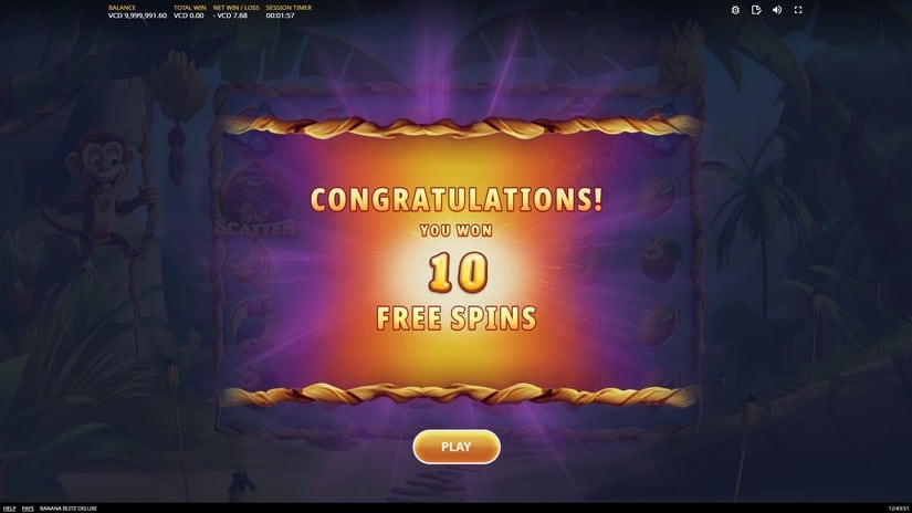 Banana Blitz Deluxe slot screen 6