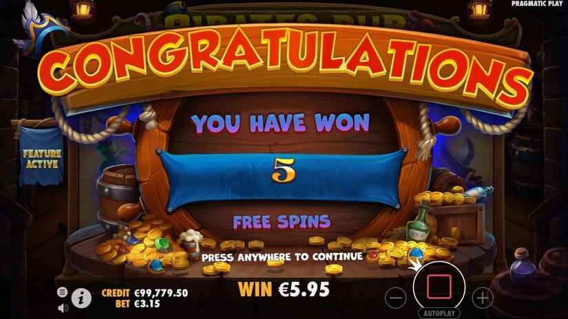 Pirates Pub slot screen 4