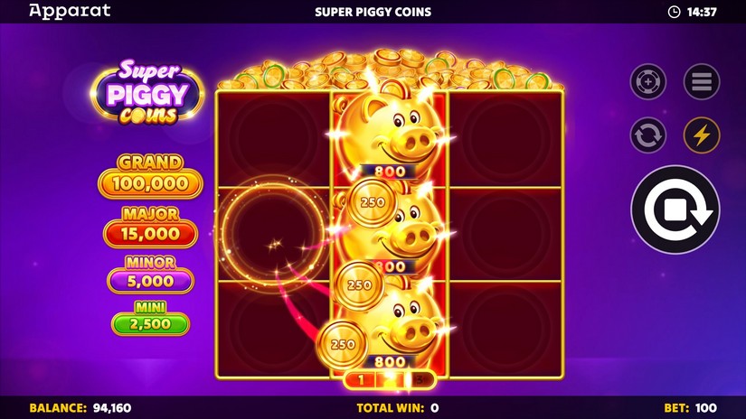 Super Piggy Coins slot screen 5