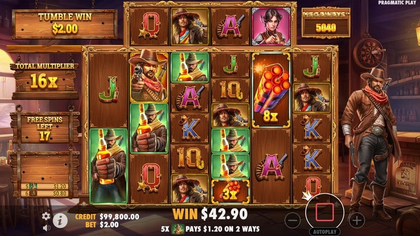 Bandit Megaways slot screen 5