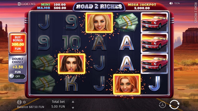 Road 2 Riches slot screen 3
