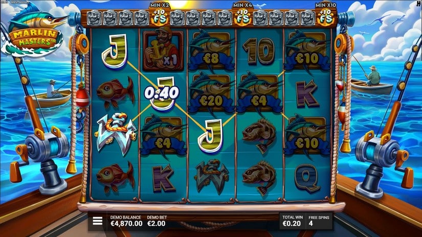 Marlin Masters slot screen 4