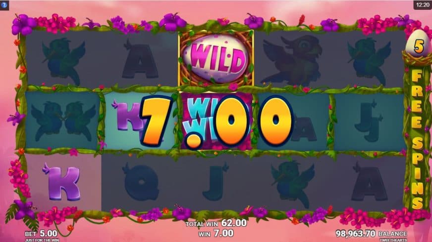 Tweethearts slot screen 5