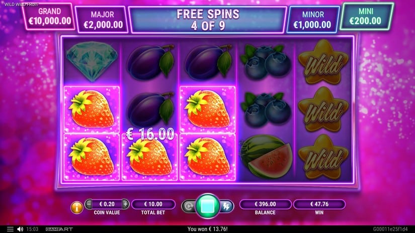 Wild Wild Fruit slot screen 7