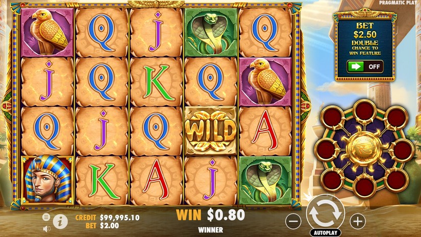 Eye of Cleopatra slot screen 2