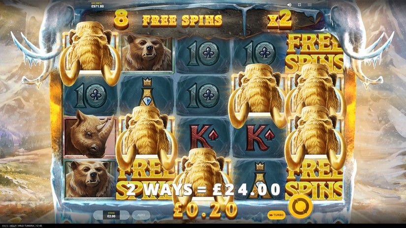 Wild Tundra slot screen 6