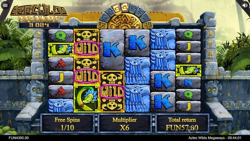 Aztec Wilds Megaways slot screen 5