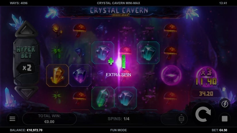 Crystal Cavern Mini-Max slot screen 6